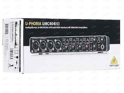 Внешняя звуковая карта behringer u phoria umc404hd