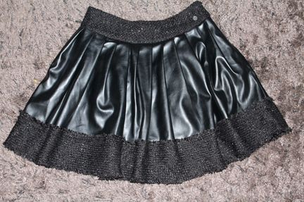 Юбка из кожи зам