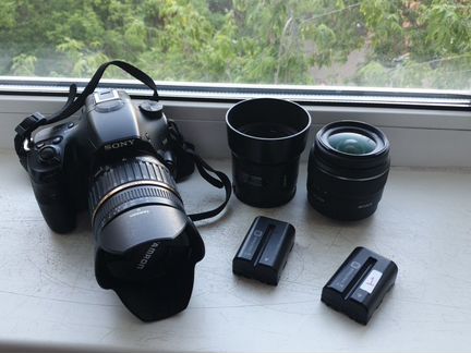 Sony a58 kit + tamron 18-200mm + sony 50mm f1.4