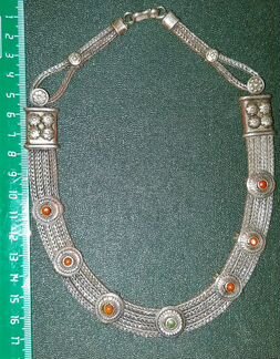 Колье Старое серебро Сирия 100 гр