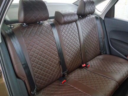 Модельные чехлы Фольксваген Поло из экокожи