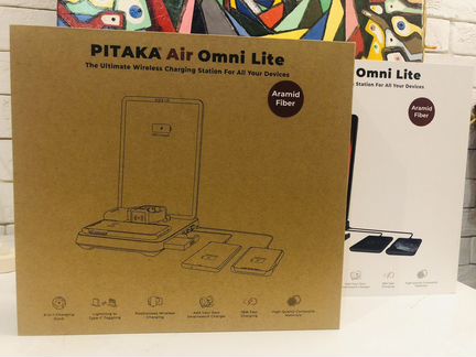 Беспроводное зарядное устройство Pitaka Air Omni L