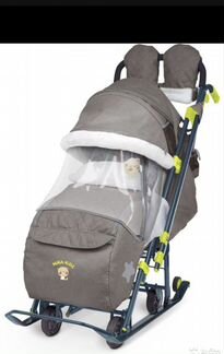 Детские санки коляска ника 7-3