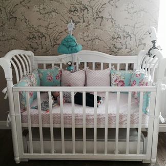 Детская кроватка Азалия Кубаньлесстрой + матрас +