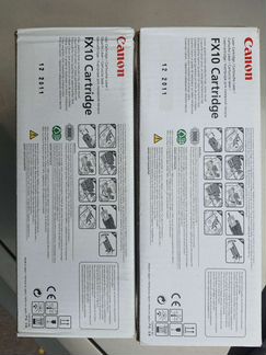 Два картриджа Canon FX10
