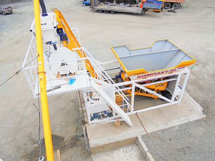 Мобильный бетонный завод Компакт-20