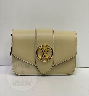 Новая сумка женская LV Pont 9 Louis Vuitton беж