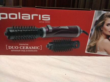 Фен-расческа Polaris с вращающейся щеткой