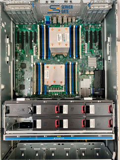 HP ML350 Gen9 8SFF 2x E5-2637v4 256 GB