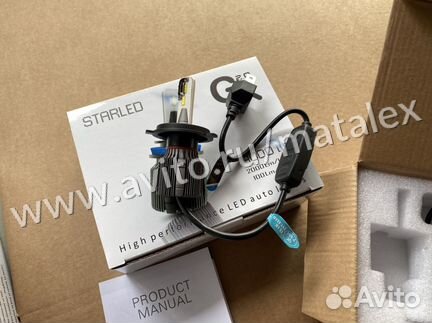 Светодиодные LED лампы Н4 Starled 6000К