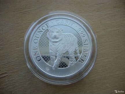 Остров Святой Елены 1 фунт 2019 Тигр 2020 Павлин