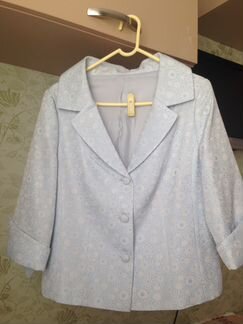 Костюм голубой размер 38 европейский или 46 русски