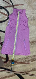 Жилетка жилет тёплый удлинённый