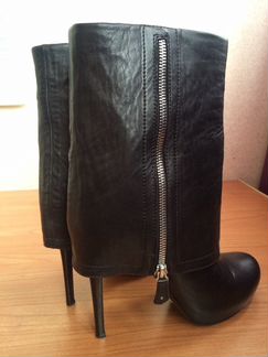 Сапоги Shy 36, пальто Luda Nikishina