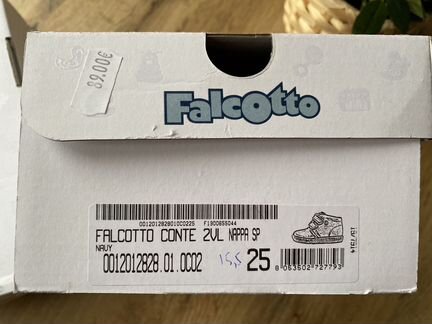 Ботинки кожа на липучках новые Falcotto 25 р