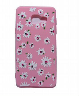 Чехол-накладка для Samsung A510F fashion Розовое TPU стразы Вид 7