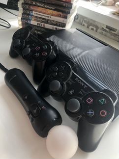Sony PS3 с прошивкой +диски