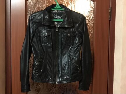 Кожаная куртка Guess