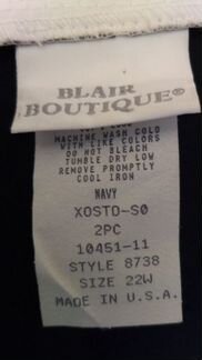 Брючный костюм большого размера из США