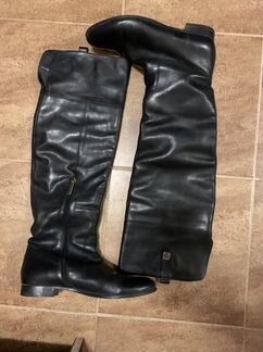 Женские ботфорты из натуральной кожи