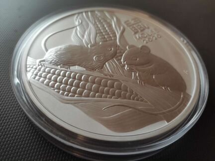 Серебряная монета 2020 Лунар 1000 гр