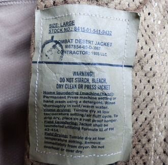 Usmc Combat Desert marpat gore TEX Jacket