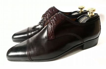 Туфли Artioli, размер 43. С крокодиловыми вставкам