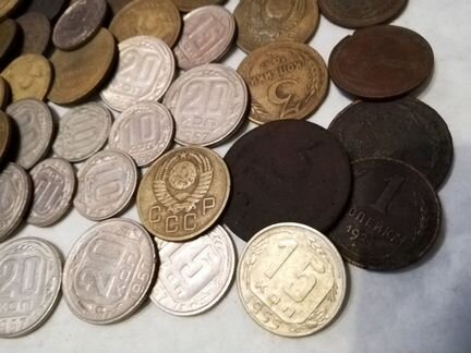 64 шт.монет из прошлого