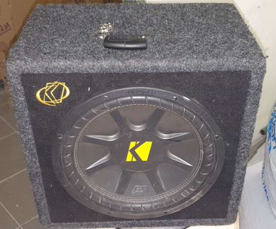 Сабвуфер Kicker ves-124, усилитель RTO SX 4002 Plu