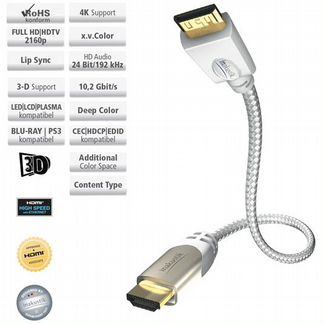 Hdmi mini Inakustik 00423215 Premium 1.5 метра