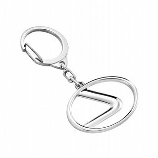 Серебряный брелок для ключей Lexus