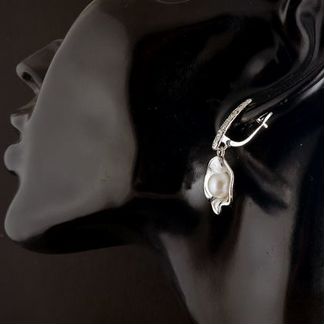 Серьги с жемчугом Майорка