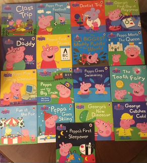 Набор из 20 ниг Peppa Pig + 2 CD Новые