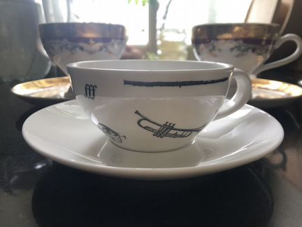Чашка с блюдцем Англия
