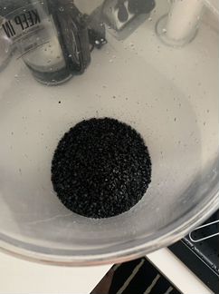 Грунт для аквариума черный окатанный