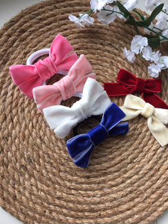 Бантики/резинки ручной работы