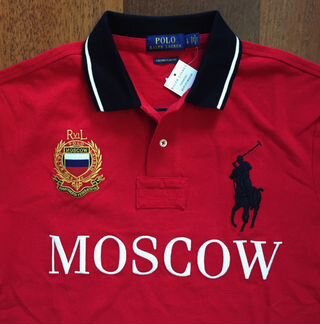 Мужская поло рубашка Polo Ralph Lauren Red Army