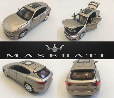 Коллекционная модель Maserati Levante.Свет, звук