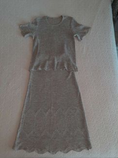 Костюм женский из вологодского льна