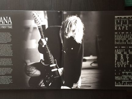 Nirvana “Feels like the first time” 2LP Blue vinyl