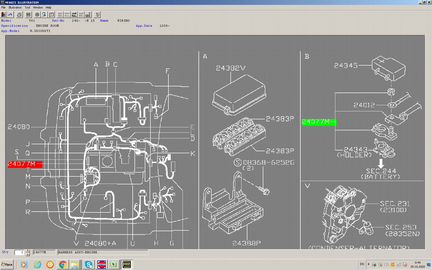 Проводка 24077-VD417 ZD30 для NissaN PatroL Y61