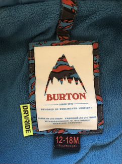 Комбинезон Burton MS Buddy Bunting (размер 79-84)