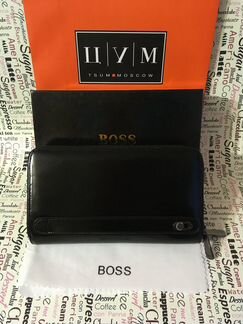 Мужской клатч кожаный Hugo Boss Lux Мужские сумки