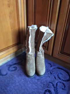 Итальянские зимние женские сапоги 37