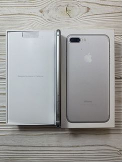 iPhone 7 Plus 32Gb Silver / Идеальный / 85 батарея