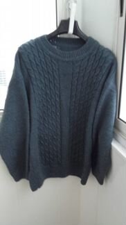 Свитер вязаный новый 100 шерсть