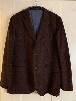 Пиджак Massimo Dutti, размер 58, бордо