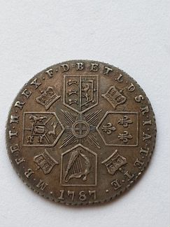 6 пенсов 1787 год патина