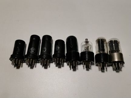 Электронные лампы 6Ж4, 6Ж8, 6П6С, 1Ц1С