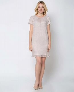 Чёрно-серебристое платье на Новый год